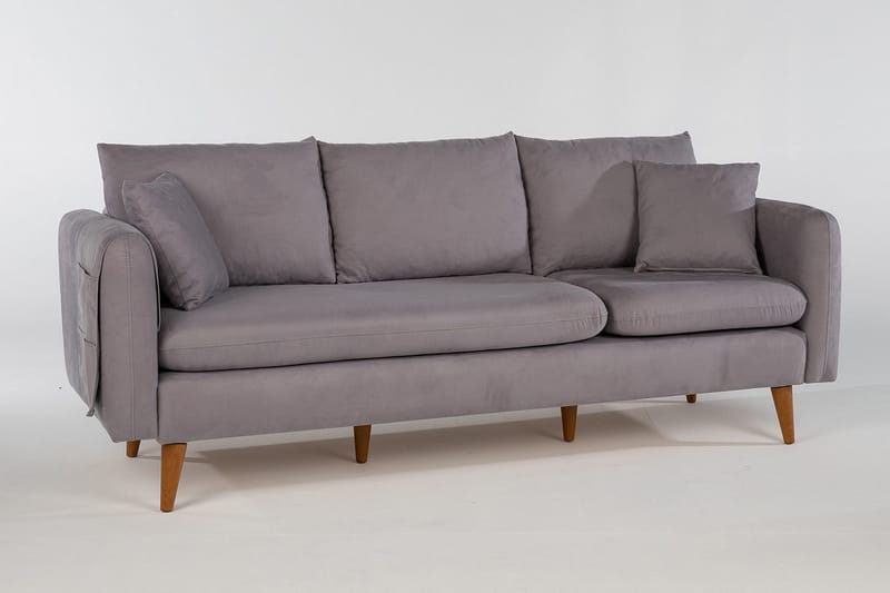 Espeut 3-seter Sofa - Grå - Møbler - Sofaer - 3 seter sofa
