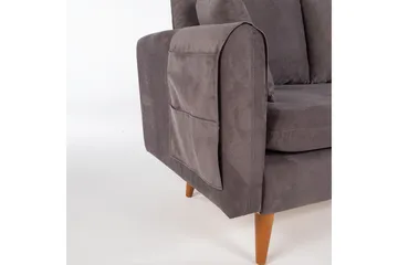 Espeut 3-seter Sofa - Grå - Møbler - Sofaer - 3 seter sofa