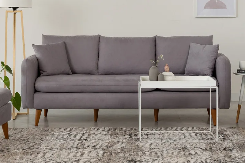Espeut 3-seter Sofa - Grå - Møbler - Sofaer - 3 seter sofa