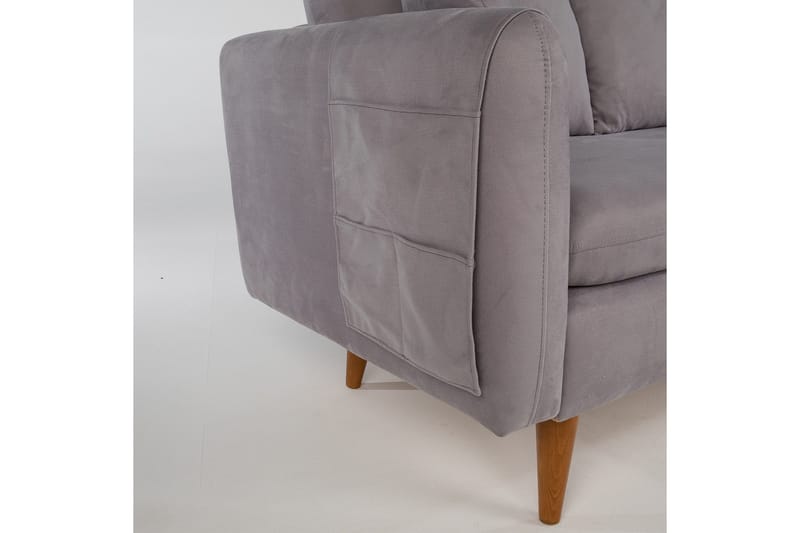 Espeut 3-seter Sofa - Grå - Møbler - Sofaer - 3 seter sofa