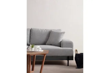 Eti 3-seter Sofa 98 cm i Stoff med Lave Armlener - Grå - Møbler - Sofaer - 3 seter sofa