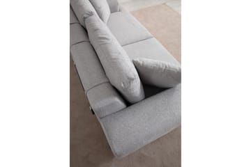 Eti 3-seter Sofa 98 cm i Stoff med Lave Armlener - Grå - Møbler - Sofaer - 3 seter sofa