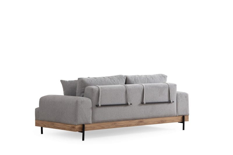 Eti Sofa 3-seter - Grå - Møbler - Sofaer - 3 seter sofa