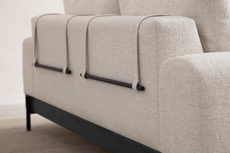 Eti Sofa 3-seter - Hvit - Møbler - Sofaer - 3 seter sofa