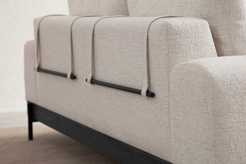 Eti Sofa 3-seter - Hvit - Møbler - Sofaer - 3 seter sofa