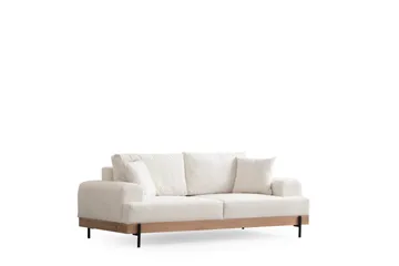 Eti Sofa 3-seter - Hvit - Møbler - Sofaer - 3 seter sofa