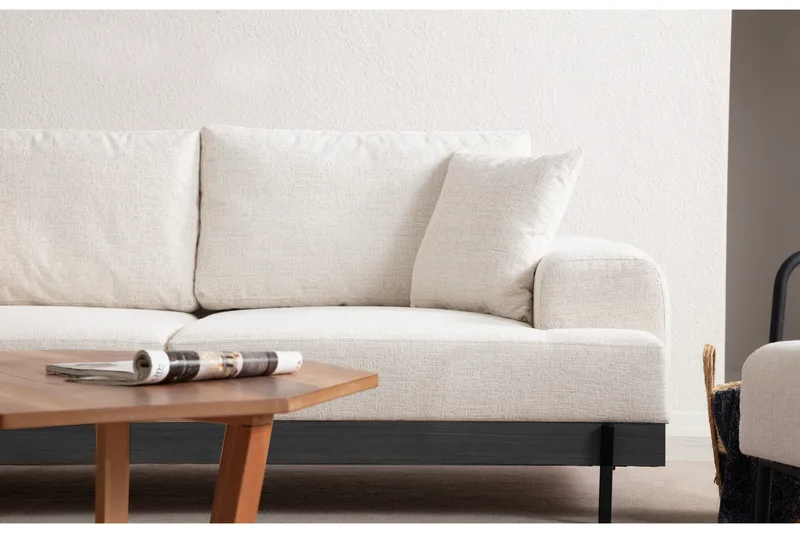 Eti Sofa 3-seter - Hvit - Møbler - Sofaer - 3 seter sofa