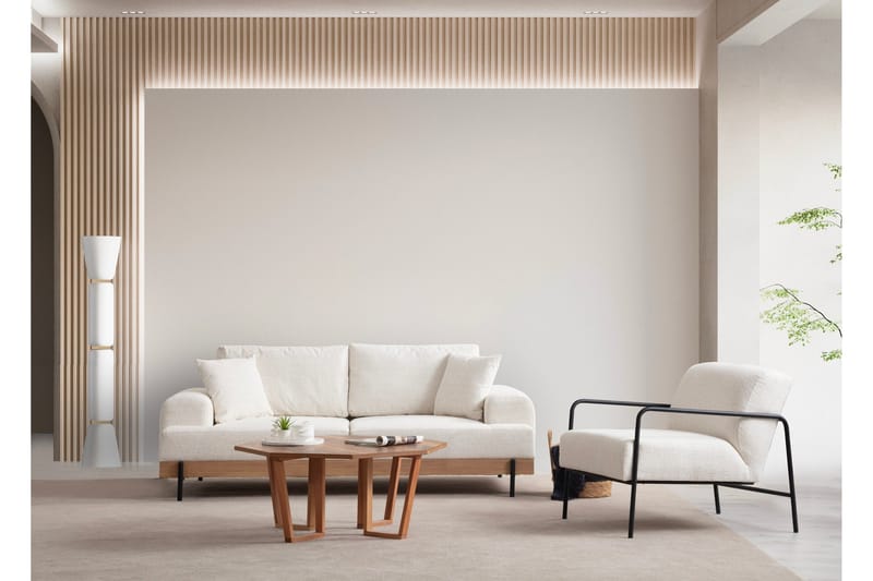 Eti Sofa 3-seter, Hvit