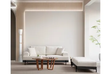 Eti Sofa 3-seter - Hvit - Møbler - Sofaer - 3 seter sofa