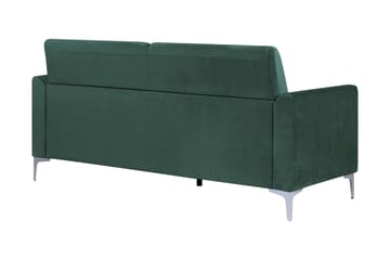 Fenes 3-seter Dyp Fløyelssofa - Grønn - Møbler - Sofaer - 3 seter sofa