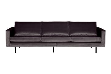 Fløyelssofa Dotty 3-seter - Antrasitt - Møbler - Sofaer - 3 seter sofa