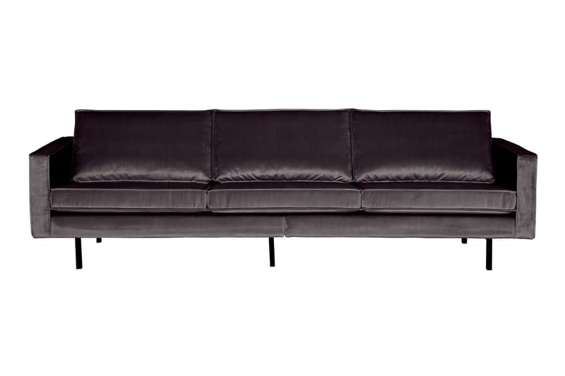 Fløyelssofa Dotty 3-seter - Antrasitt - Møbler - Sofaer - 3 seter sofa