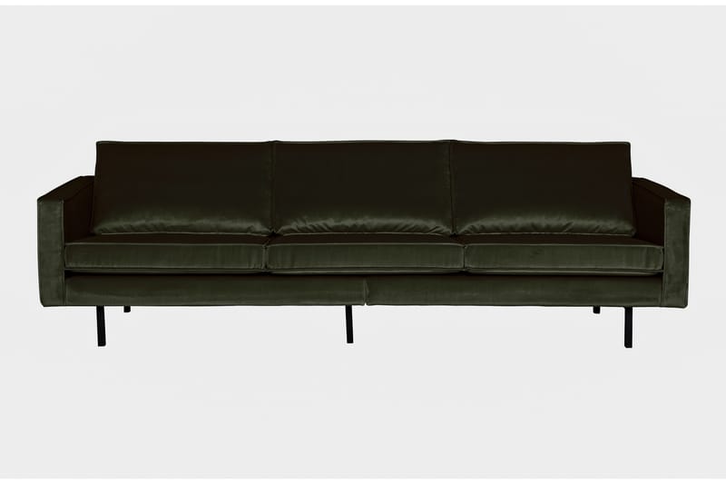 Fløyelssofa Dotty 3-seter - Grønn - Møbler - Sofaer - 3 seter sofa