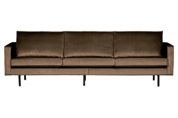 Fløyelssofa Dotty 3-seter - Taupe - Møbler - Sofaer - 3 seter sofa
