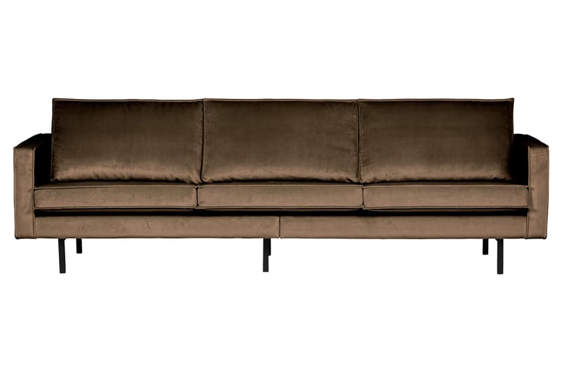 Fløyelssofa Dotty 3-seter - Taupe - Møbler - Sofaer - 3 seter sofa