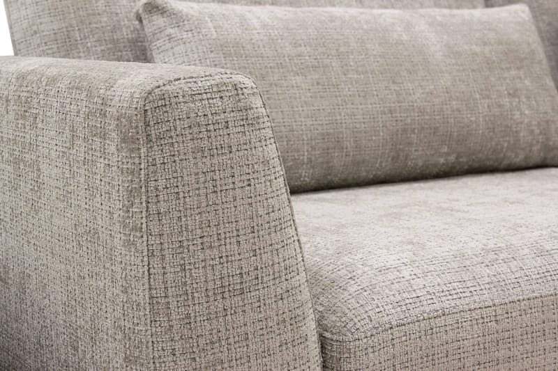 Florenz 3-seters Sofa i Chenille - Grå/Beige - Møbler - Sofaer - 3 seter sofa