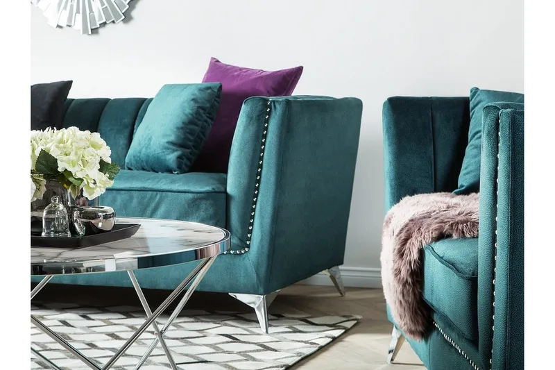 Gaula Sofa 3-seter - Blå - Møbler - Sofaer - 3 seter sofa