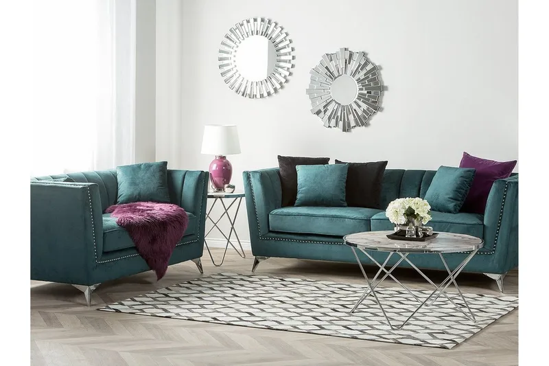 Gaula Sofa 3-seter - Blå - Møbler - Sofaer - 3 seter sofa