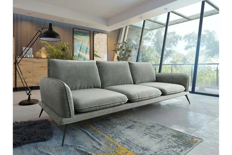 Graystone 3-sits Soffa Light grey/Dark grey - Møbler - Sofaer - 3 seter sofa
