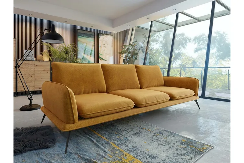 Graystone 3-sits Soffa Yellow - Møbler - Sofaer - 3 seter sofa