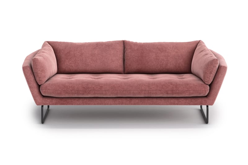 3-seter Sofa Gunntorp - Rosa - 3 seter sofa