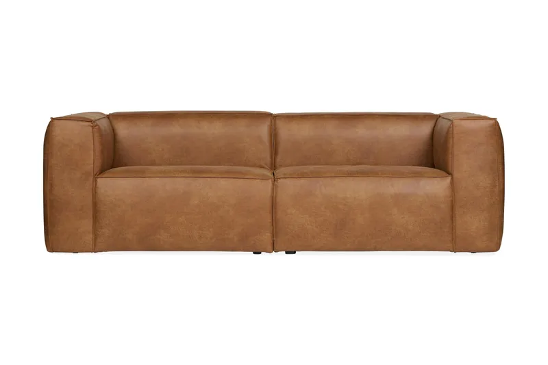 Harlow 3,5-seters Sofa, Cognac