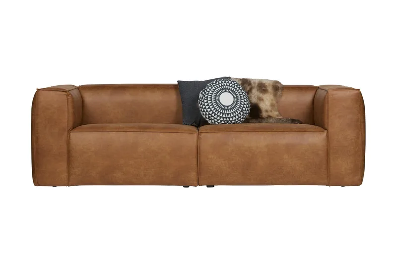 Harlow 3,5-seters Sofa - Cognac - Møbler - Sofaer - 3 seter sofa