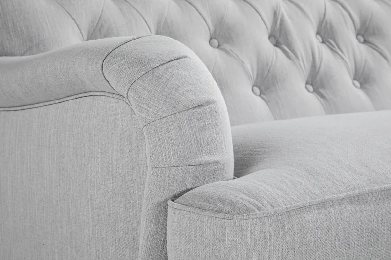 Howard 3-seters Stoffsofa - Grå - Møbler - Sofaer - 3 seter sofa