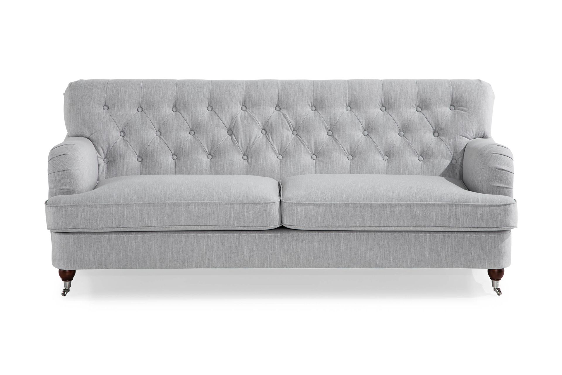 Howard 3-seters Stoffsofa - Grå - Møbler - Sofaer - 3 seter sofa