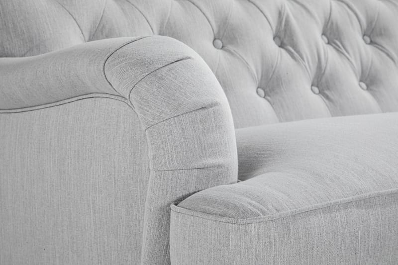 Howard 3-seters Stoffsofa - Grå - Møbler - Sofaer - 3 seter sofa