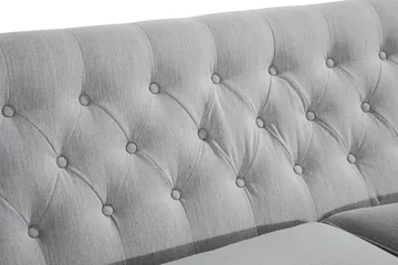 Howard 3-seters Stoffsofa - Grå - Møbler - Sofaer - 3 seter sofa