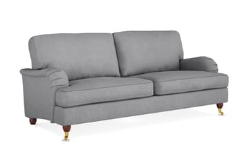 Howard Lyx 3-seters Stoffsofa - Lys grå - Møbler - Sofaer - 3 seter sofa