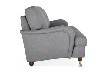 Howard Lyx 3-seters Stoffsofa - Lys grå - Møbler - Sofaer - 3 seter sofa
