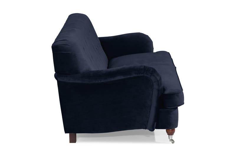 Howard Riviera 3-seters Fløyelssofa - Blå - Møbler - Sofaer - 3 seter sofa