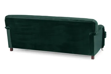 Howard Riviera 3-seters Fløyelssofa - Grønn - Møbler - Sofaer - 3 seter sofa