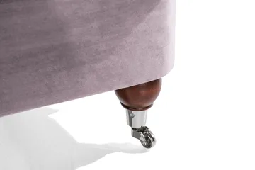 Howard Riviera 3-seters Fløyelssofa - Lilla - Møbler - Sofaer - 3 seter sofa