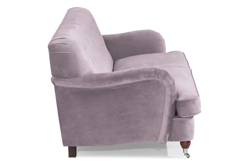 Howard Riviera 3-seters Fløyelssofa - Lilla - Møbler - Sofaer - 3 seter sofa