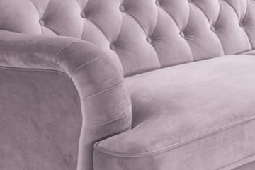 Howard Riviera 3-seters Fløyelssofa - Lilla - Møbler - Sofaer - 3 seter sofa