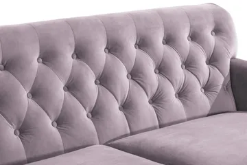 Howard Riviera 3-seters Fløyelssofa - Lilla - Møbler - Sofaer - 3 seter sofa