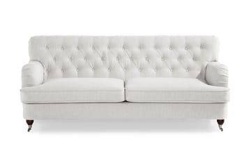 Howard Riviera 3-seters Stoffsofa - Lys grå - Møbler - Sofaer - 3 seter sofa