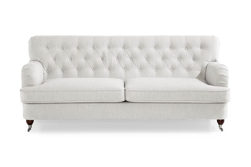 Howard Riviera 3-seters Stoffsofa - Lys grå - Møbler - Sofaer - 3 seter sofa