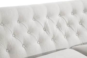 Howard Riviera 3-seters Stoffsofa - Lys grå - Møbler - Sofaer - 3 seter sofa