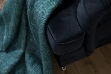 Howard-sofa uten divan og sjeselong Bloomington Howard Classic fløyelssofa 3,5-seter Vera 4, Blå fløyel - Møbler - Sofaer - 3 seter sofa