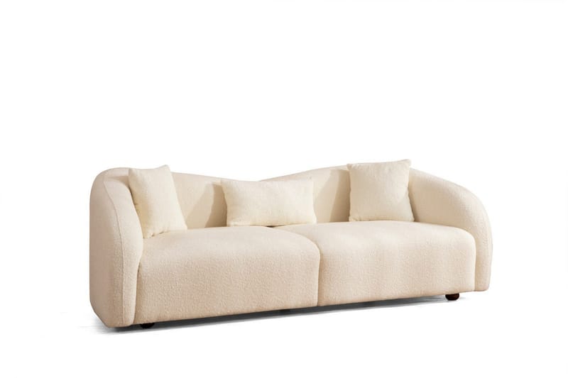 Hungirr Sofa 3-seters - Beige|Bouclé - Møbler - Sofaer - 3 seter sofa