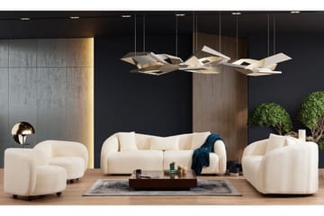 Hungirr Sofa 3-seters - Beige|Bouclé - Møbler - Sofaer - 3 seter sofa