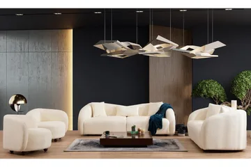 Hungirr Sofa 3-seters - Beige|Bouclé - Møbler - Sofaer - 3 seter sofa