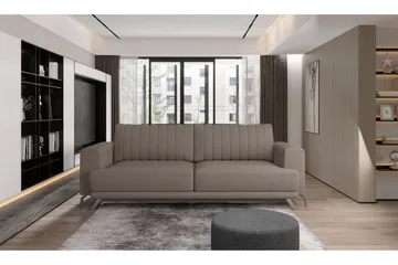 Jalissia 3-seters Sofa - Beige - Møbler - Sofaer - 3 seter sofa