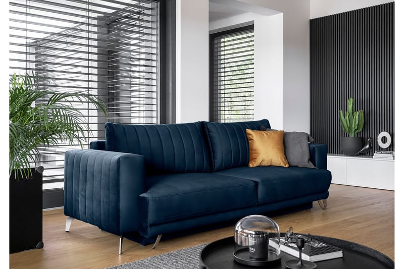 Jalissia 3-seters Sofa, Blå