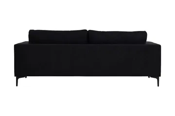 Johana 3-seter Fløyelssofa - Svart - Møbler - Sofaer - 3 seter sofa