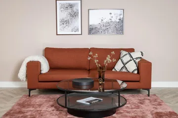 Johana 3-seter Sofa - Rød - Møbler - Sofaer - 3 seter sofa